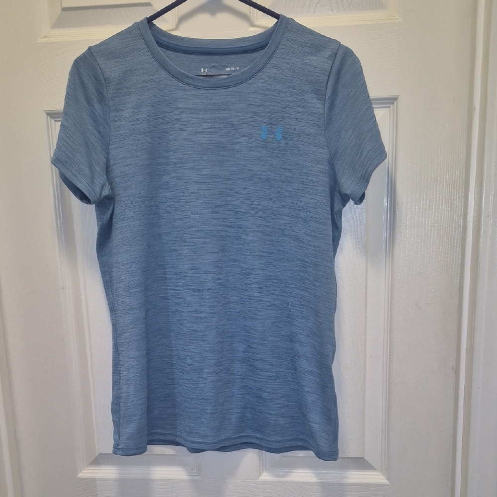 Under Armour Heathered Blue Tee